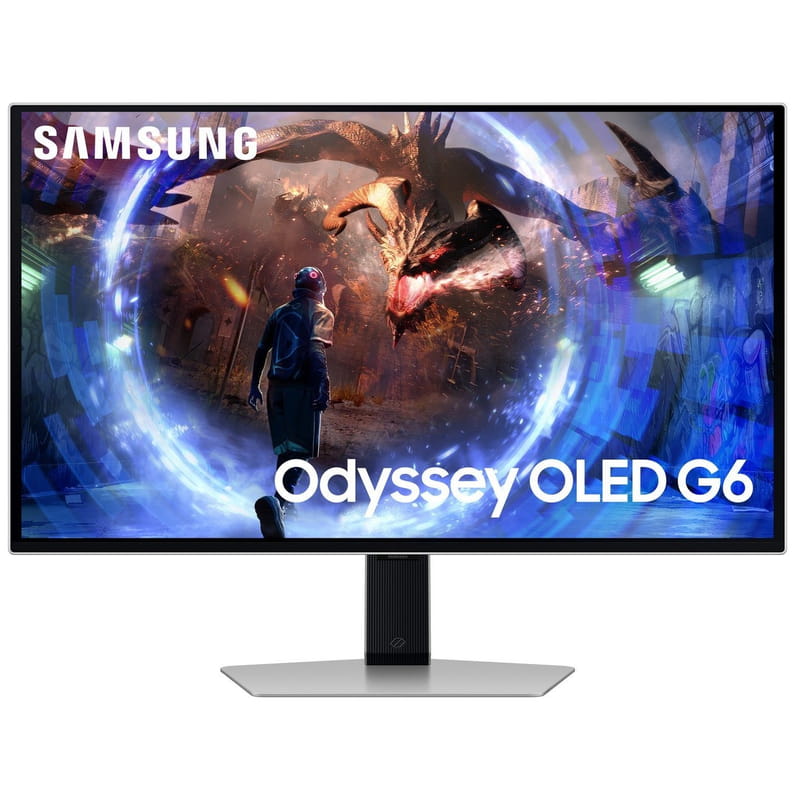 Монитор Samsung 27" Odyssey G6 LS27DG600 (LS27DG600SIXCI) OLED Silver 360Hz