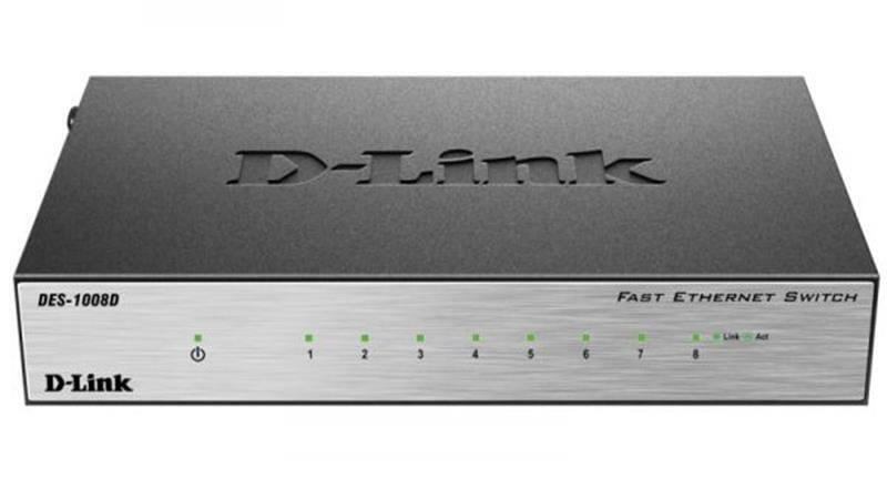 Комутатор D-Link DES-1008D