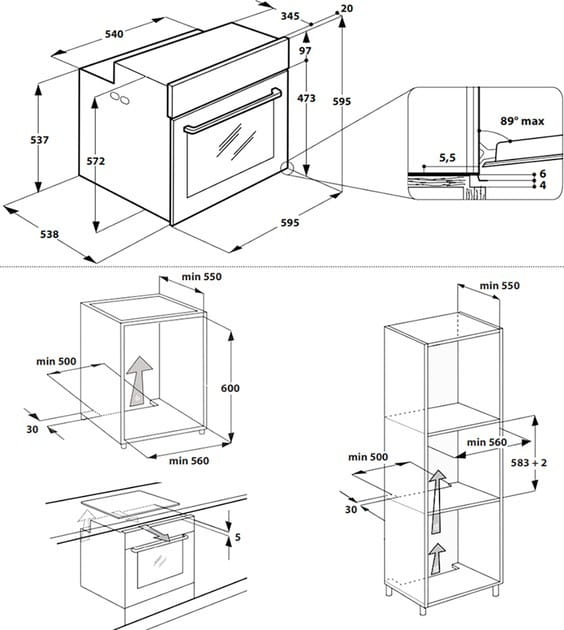 Духовой шкаф Whirlpool AKZ9 6230 IX