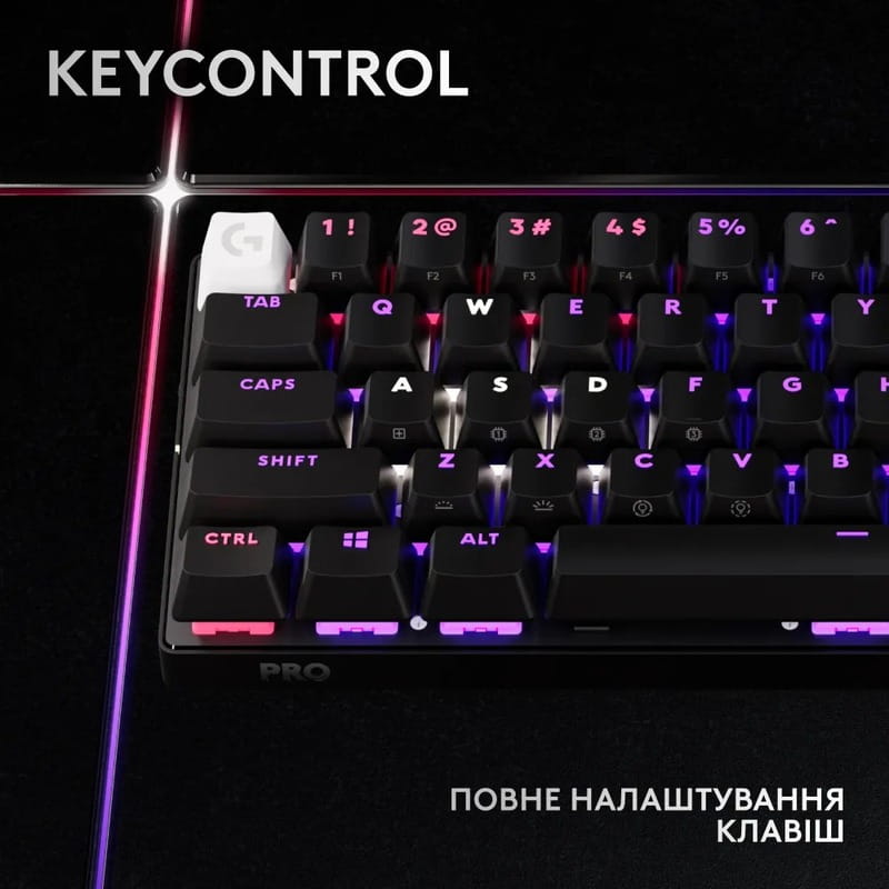 Клавиатура беспроводная Logitech G PRO X 60 TKL GX Optical Black Tactile (920-011911)