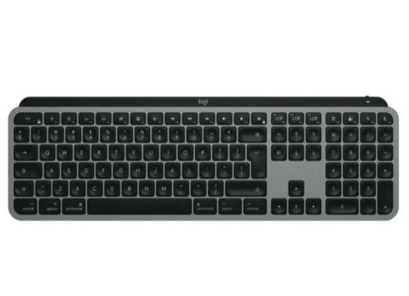 Клавiатура бездротова Logitech MX Keys S for Mac Space Grey (920-011637)