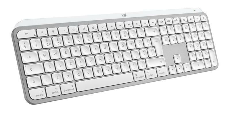 Клавиатура беспроводная Logitech MX Keys S for Mac Pale Grey (920-011638)