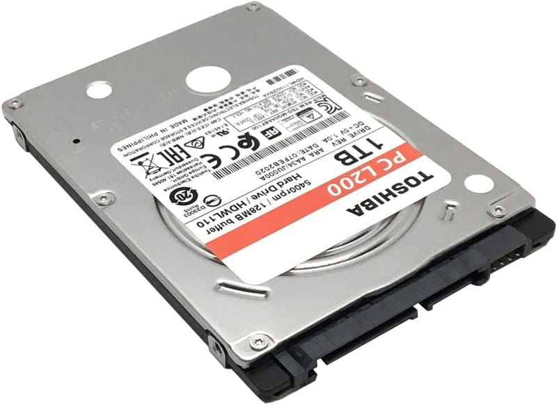 Накопитель HDD 2.5" SATA 1.0TB Toshiba L200 5400rpm 128MB (HDWL110)_Refurbished