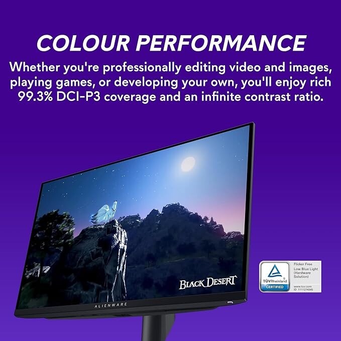 Монітор Dell 26.7" AW2725DF (210-BLHH) QD OLED Black 360Hz