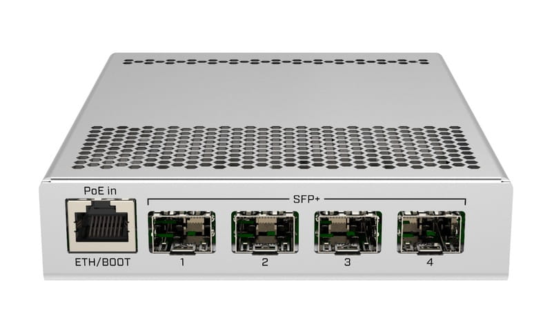 Коммутатор MikroTik CRS305-1G-4S+IN (1x1GE, 4xSFP+, Dual PSU, L3)