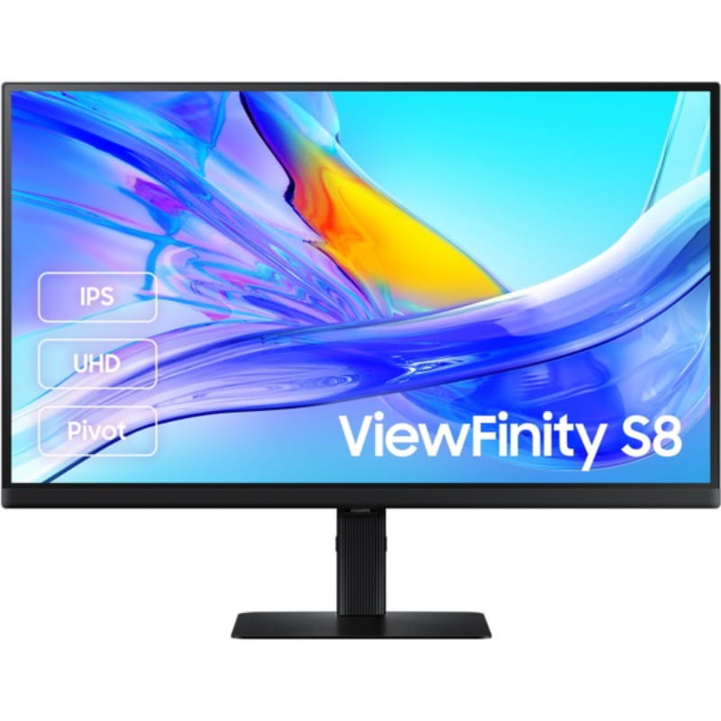 Монітор Samsung 27" ViewFinity S8 (LS27D804UAIXCI) IPS Black