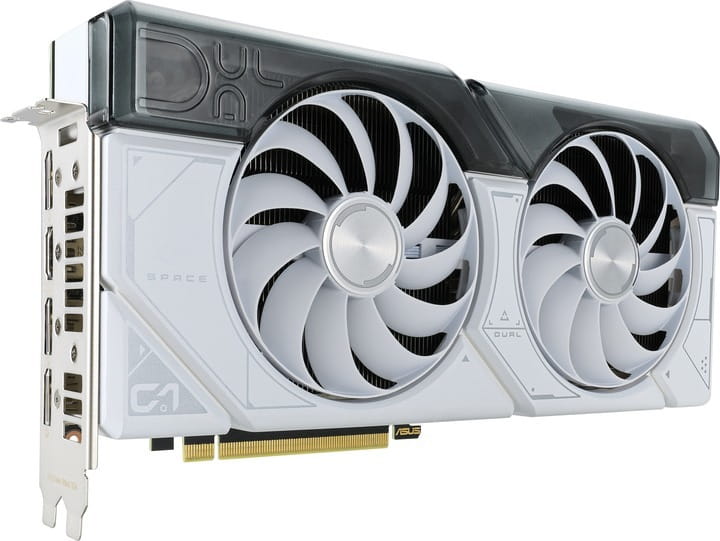 Відеокарта GF RTX 4070 12GB GDDR6X Dual EVO White OC Asus (DUAL-RTX4070-O12G-EVO-WHITE)