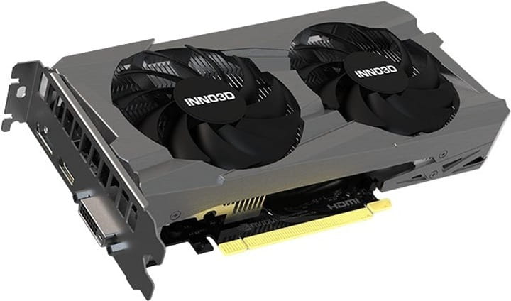 Вiдеокарта GF RTX 3050 6GB GDDR6 Twin X2 Inno3D (N30502-06D6-1711VA60)