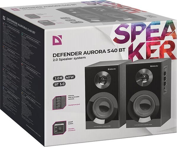 Акустическая система Defender Aurora S40 Black (65240)