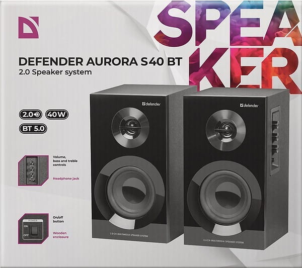 Акустическая система Defender Aurora S40 Black (65240)