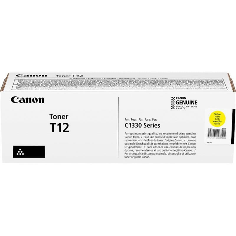 Картридж Canon T12 i-Sensys C1330 Yellow (5095C006)