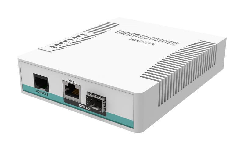 Коммутатор MikroTik CRS106-1C-5S (400Mhz/128Mb, 5xSFP, 1xCombo)