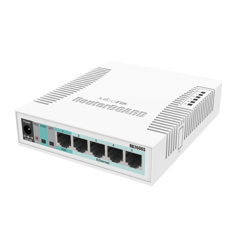 Коммутатор MikroTik CSS106-5G-1S (RB260GS)