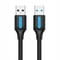 Фото - Кабель Vention USB - USB V 3.0 (M/M), 0.5 м , Black (CONBD) | click.ua