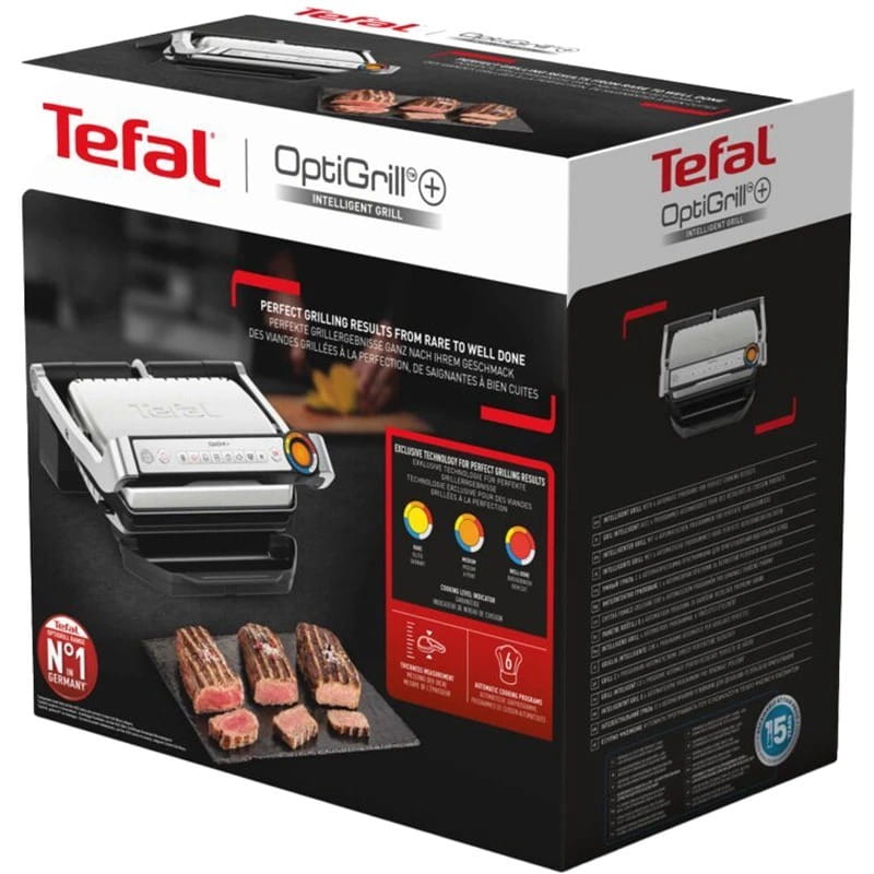 Гриль Tefal OptiGrill+ GC717D10