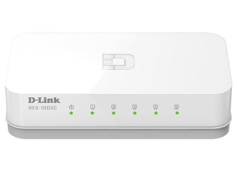 Коммутатор D-Link DES-1005C (5хFE)