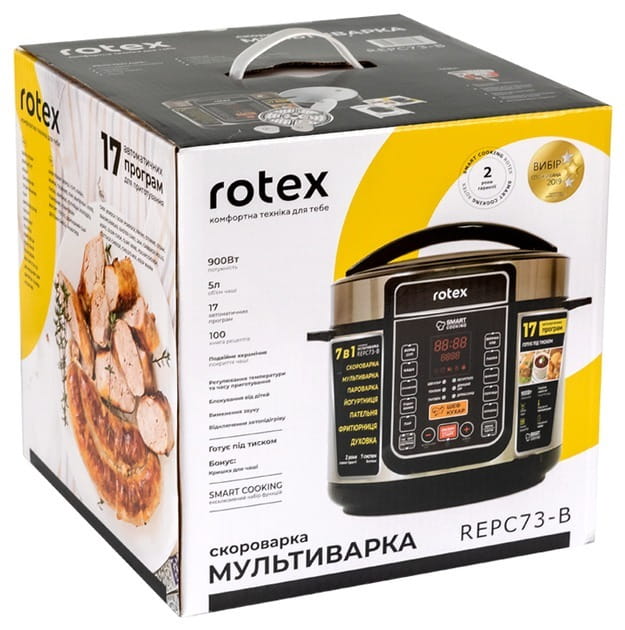 Мультиварка-скороварка Rotex REPC73-B