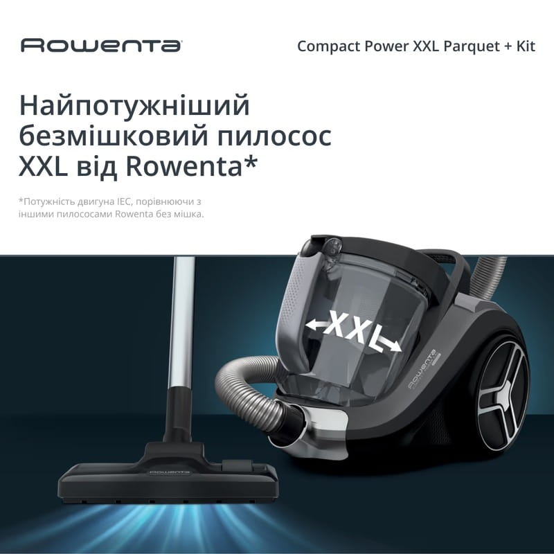 Пылесос Rowenta Compact Power XXL Parquet RO4B36EA