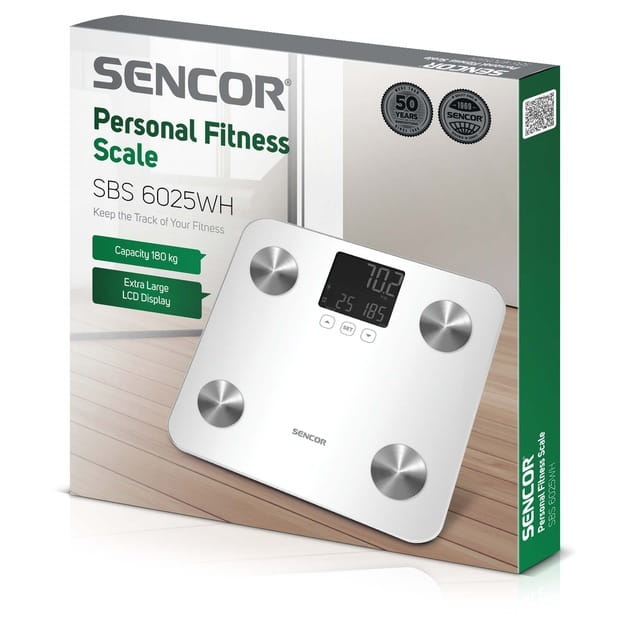 Весы напольные Sencor SBS 6025WH