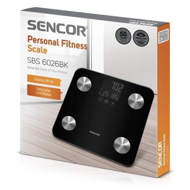 Весы напольные Sencor SBS 6026BK