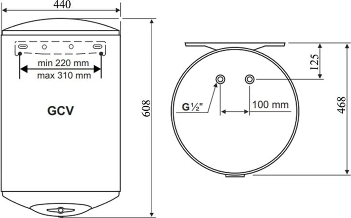 Водонагрівач Tesy Anticalc Slim GCV 303516D B14 TBRC