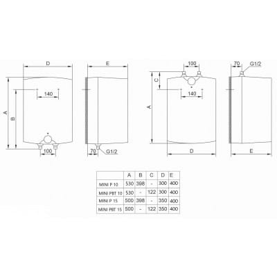 Водонагреватель Tiki Mini PBT 10V9 GT 10 U