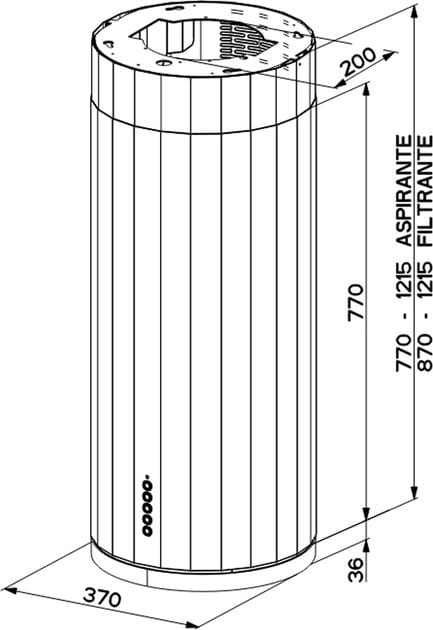 Вытяжка Faber Corinthia Isola Ev8+ DG Matt/Concrete A37