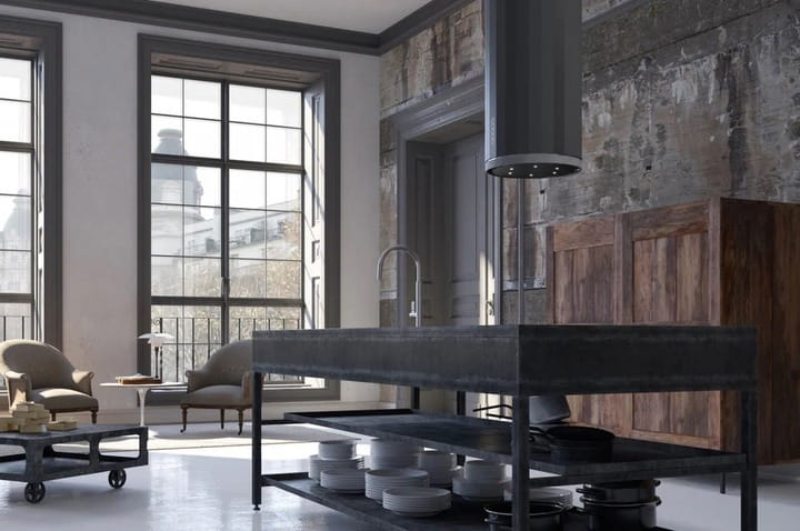 Вытяжка Faber Corinthia Isola Ev8+ DG Matt/Concrete A37