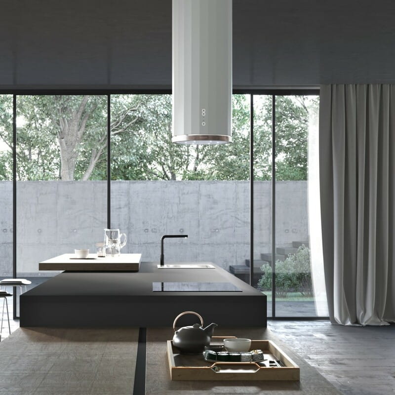 Вытяжка Faber Corinthia Isola Ev8+ WH Matt/TS A37