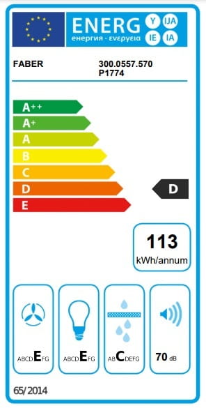 Витяжка Faber 2740 PB Srm WH A60