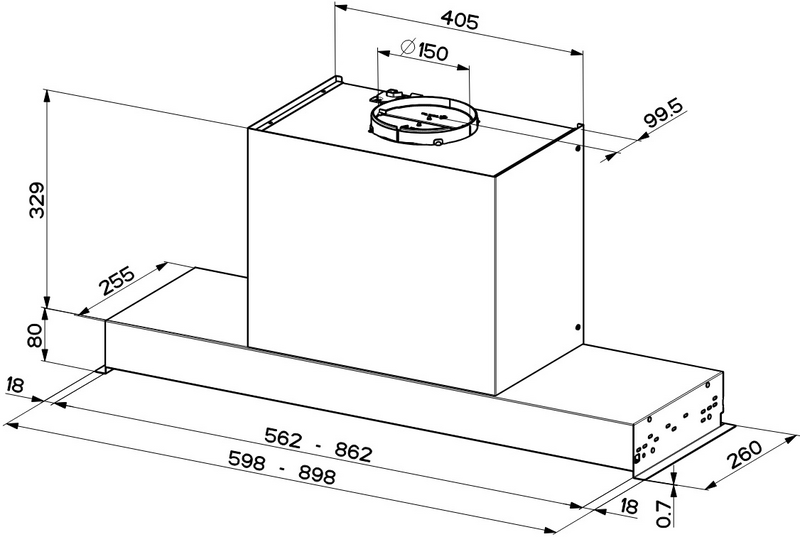 Вытяжка Faber Ultra Slim X KL A90