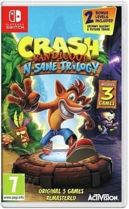 Гра Crash Bandicoot N"sane Trilogy для Nintendo Switch, English version (1067544)