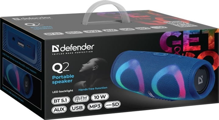 Акустическая система Defender Q2 Blue (65302)