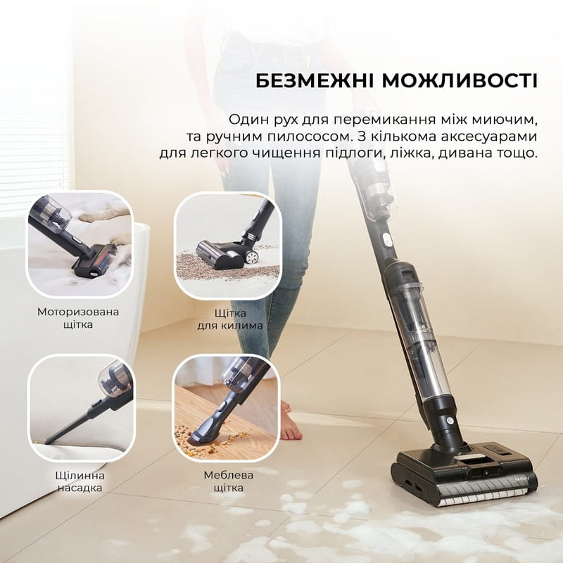 Аккумуляторный моющий пылесос Jimmy PW11 Pro Max