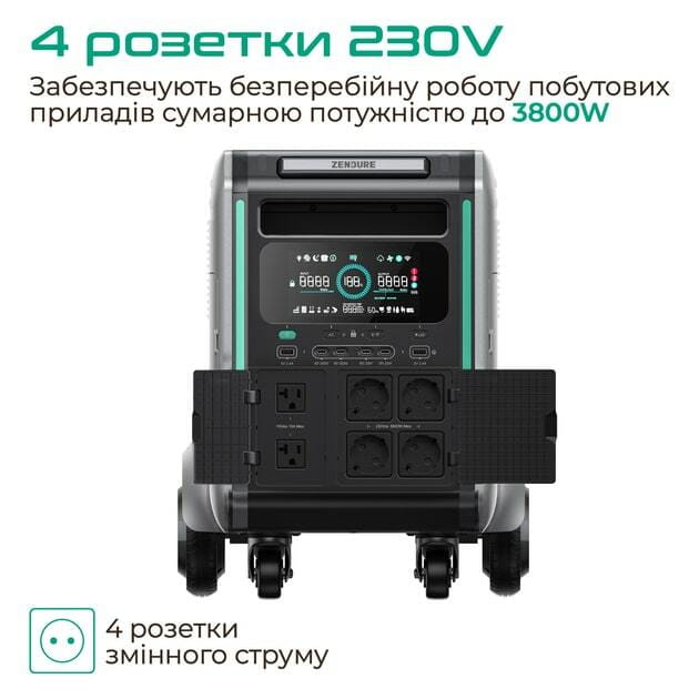 Зарядна станція Zendure SuperBase V4600 (ZDSBV4600-GY-EU)