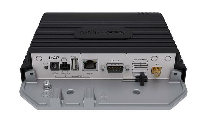 Точка доступа Mikrotik LtAP RBLtAP-2HnD (880MHz/128Mb, 1xGE, 1хRS232, 2хMiniPCIe, 3хMini SIM slot,1xUSB, 2,5 dBi)