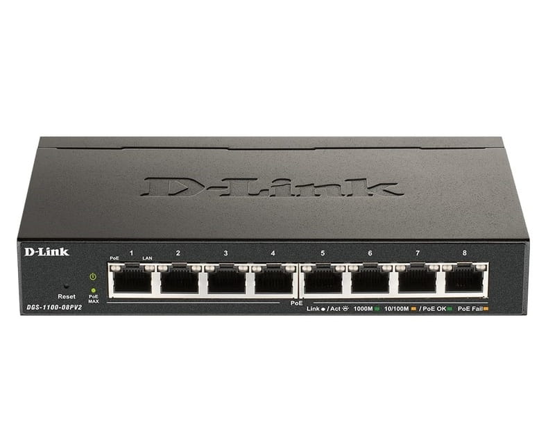 Комутатор D-Link DGS-1100-08PV2