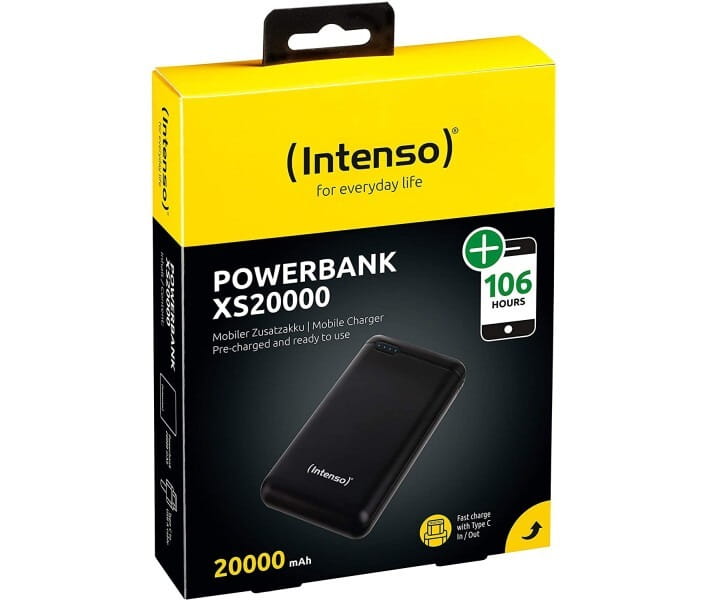 Универсальная мобильная батарея Intenso XS20000 20000mAh Black (4034303029563)