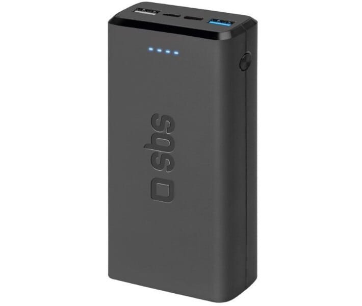 Універсальна мобільна батарея SBS 20000 mAh Black (8018417293948)