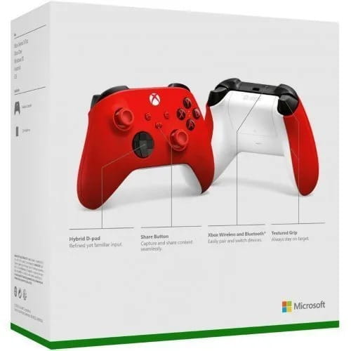 Геймпад Microsoft Xbox Wireless Controller Pulse Red (QAU-00012)