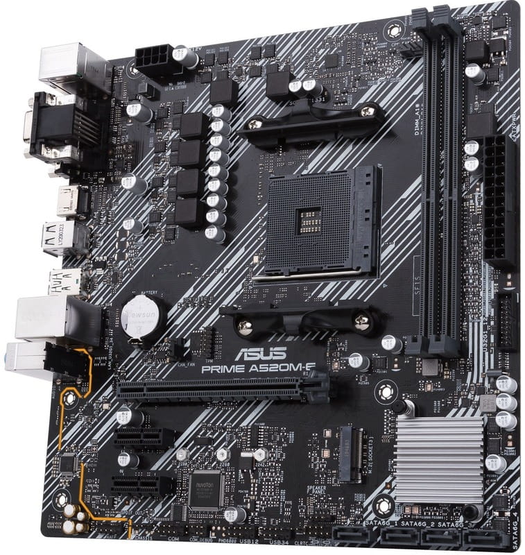 Материнская плата Asus Prime A520M-E/CSM Socket AM4