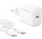 Фото - Сетевое зарядное устройство Anker PowerPort 312 White, 20 W USB Type-C (B2347G21) + кабель USB Type-C | click.ua