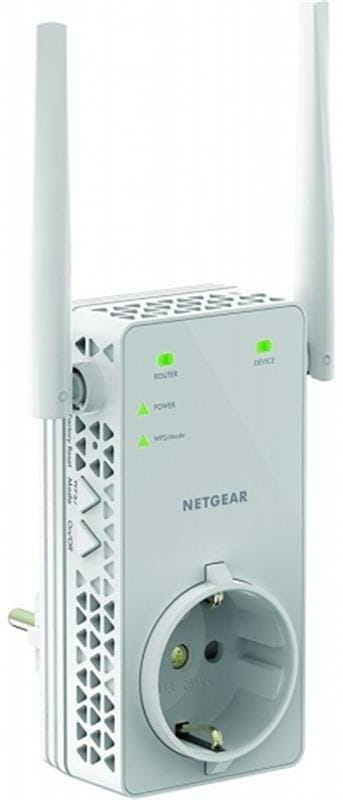 Расширитель WiFi-покрытия Netgear EX6130 (EX6130-100PES) (AC1200, 1xFE LAN, 2x внешн. ант.)