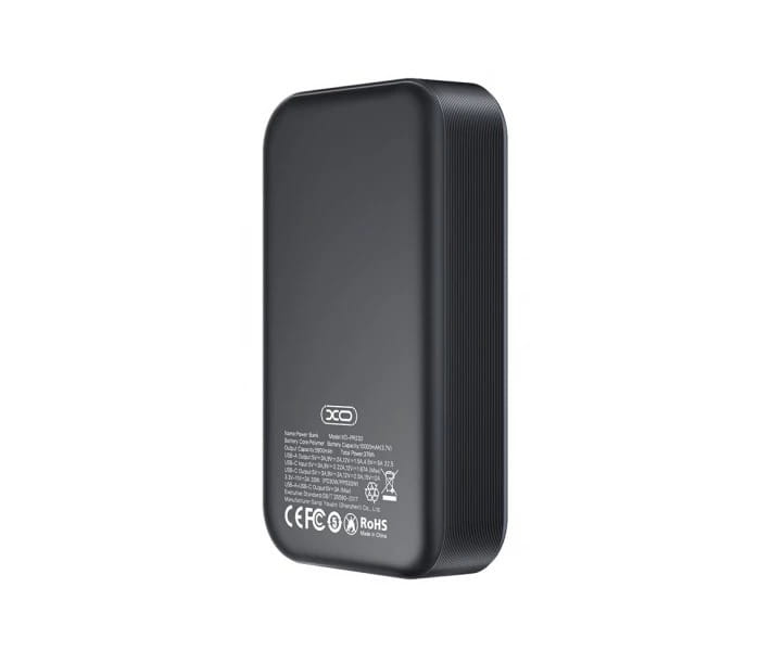 Универсальная мобильная батарея XO PR232 10000mAh PD30W + PPS33W Black