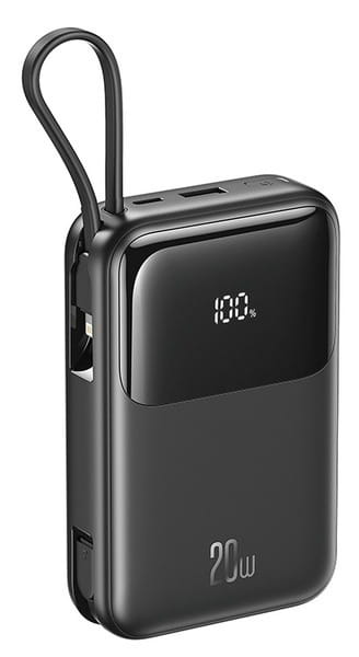 Универсальная мобильная батарея XO PR234 20000mAh PD20W + QC22.5W with iP Black