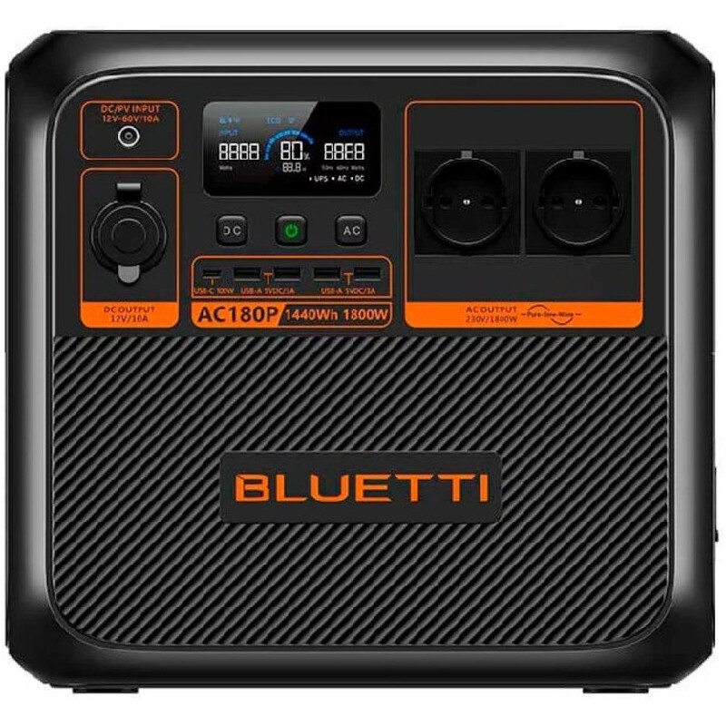 Зарядная станция Bluetti AC180P, 1440Wh, 1800W, LiFePO4