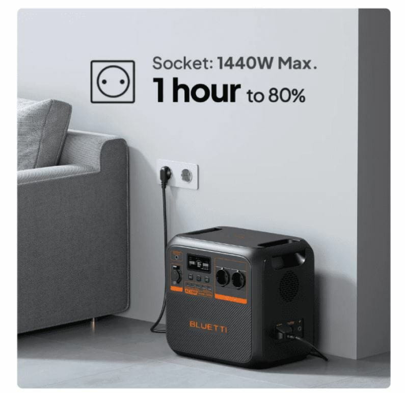 Зарядная станция Bluetti AC180P, 1440Wh, 1800W, LiFePO4