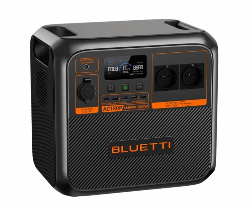 Зарядна станція Bluetti AC180P, 1440Wh, 1800W, LiFePO4