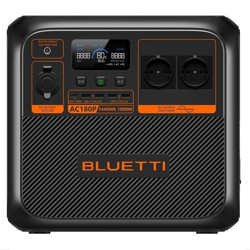 Зарядная станция Bluetti AC180P, 1440Wh, 1800W, LiFePO4