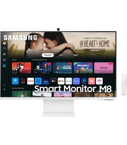 Монитор Samsung 32" Smart Monitor M8 (LS32DM801UIXUA) VA White